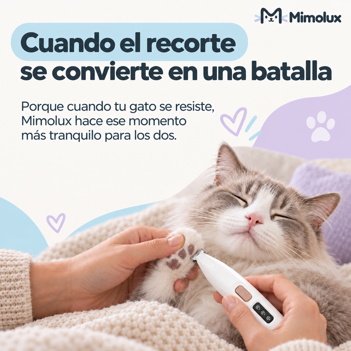 PawZen™ Recortador de Pelo para Gatos