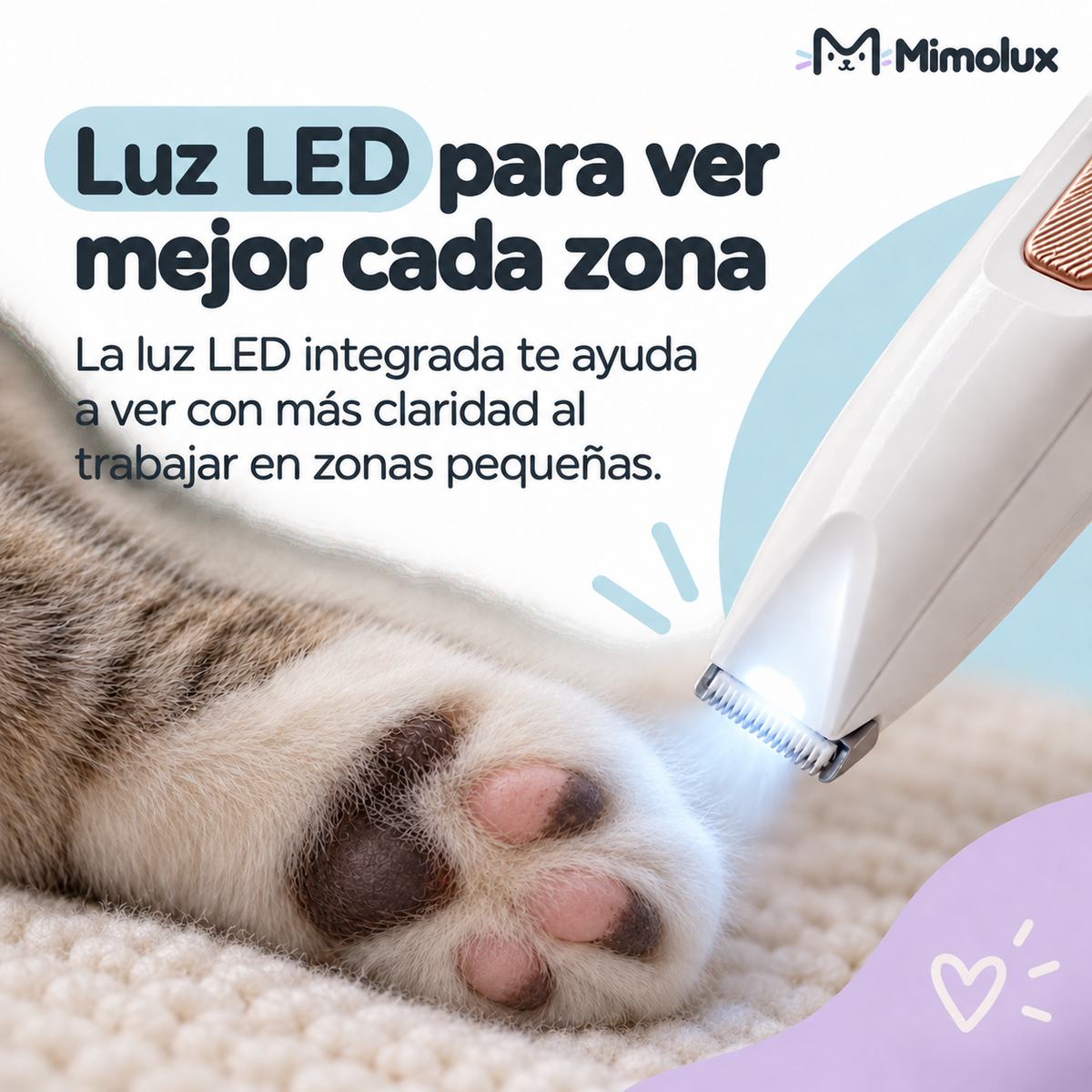 PawZen™ Recortador de Pelo para Gatos