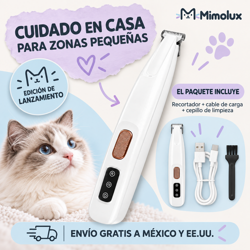 PawZen™ Recortador de Pelo para Gatos
